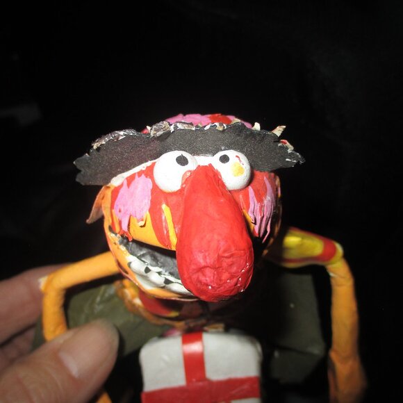 Vintage Rare Muppets Monster Animal Paper Mache Christmas Ornament 1978 Henson - Picture 5 of 8